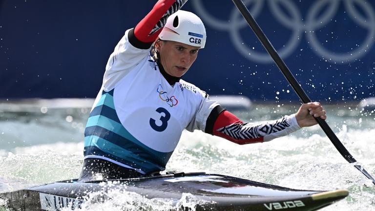 Elena Lilik in Aktion.