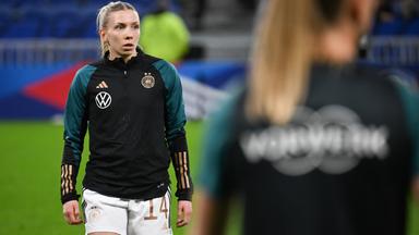 Elisa Senß beim Training der Nationalmannschaft.
