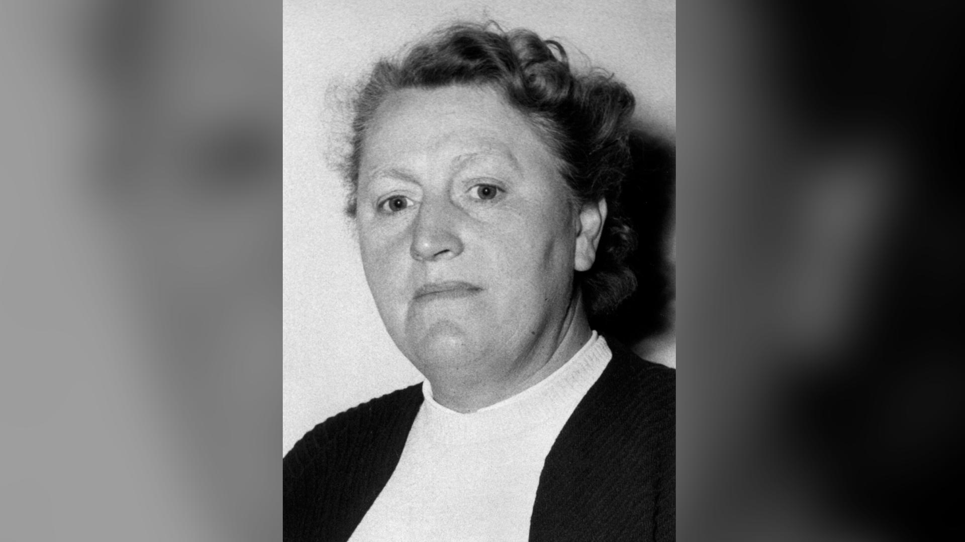 Frauenrechtlerin, SPD-Politikerin und "Mutter des Grundgesetzes" Elisabeth Selbert im Jahr 1953.