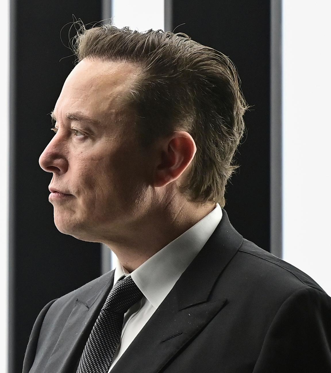 Elon Musk am 22.03.2022 in Bandenburg 