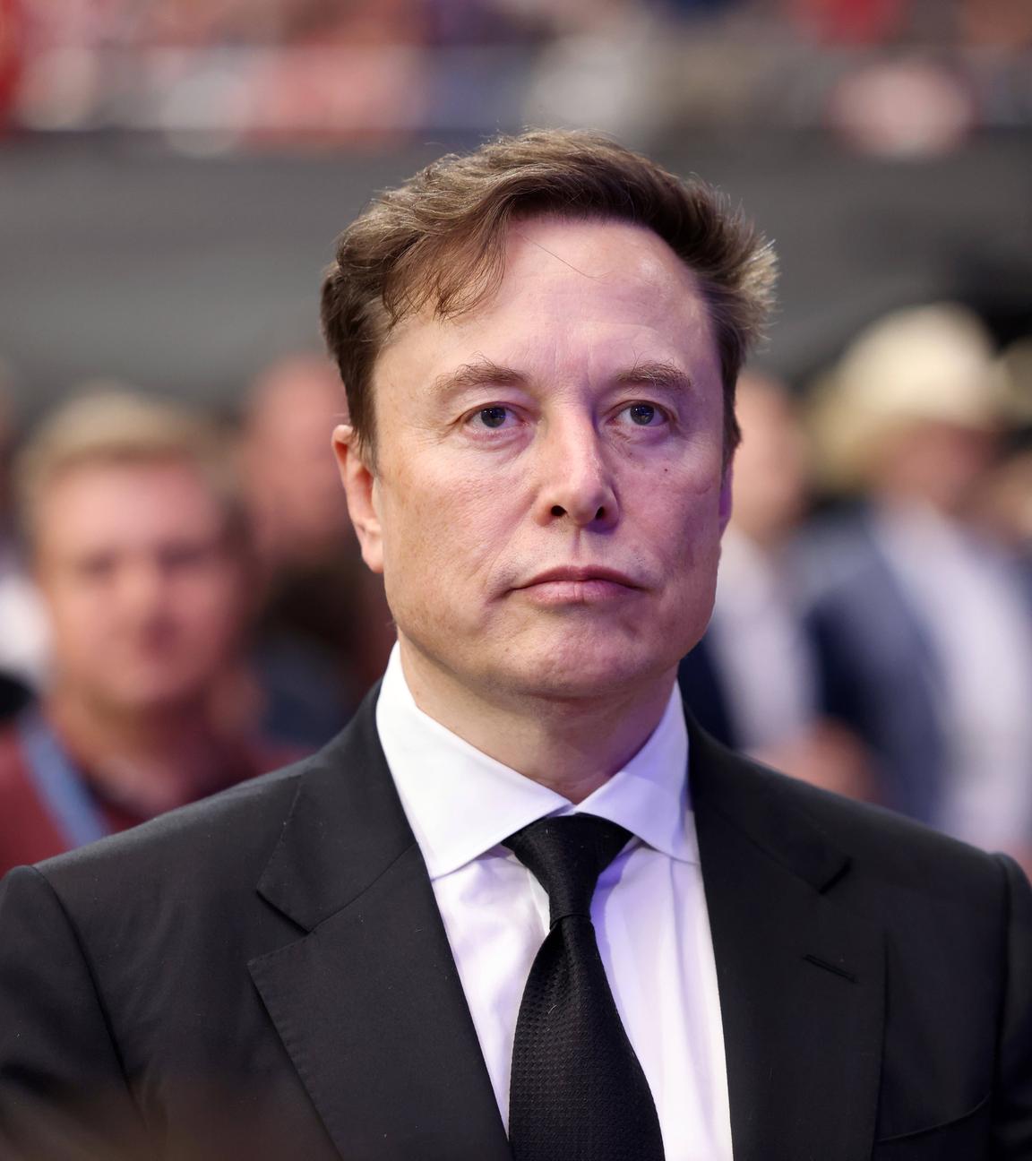 21. September 2025, Glendale, Arizona, USA: Elon Musk beim Charlie Kirk Memorial im State Farm Stadium in Glendale, Arizona. 
