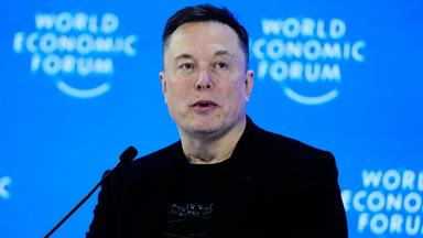 Elon Musk auf dem Weltwirtschaftsforum in Davos