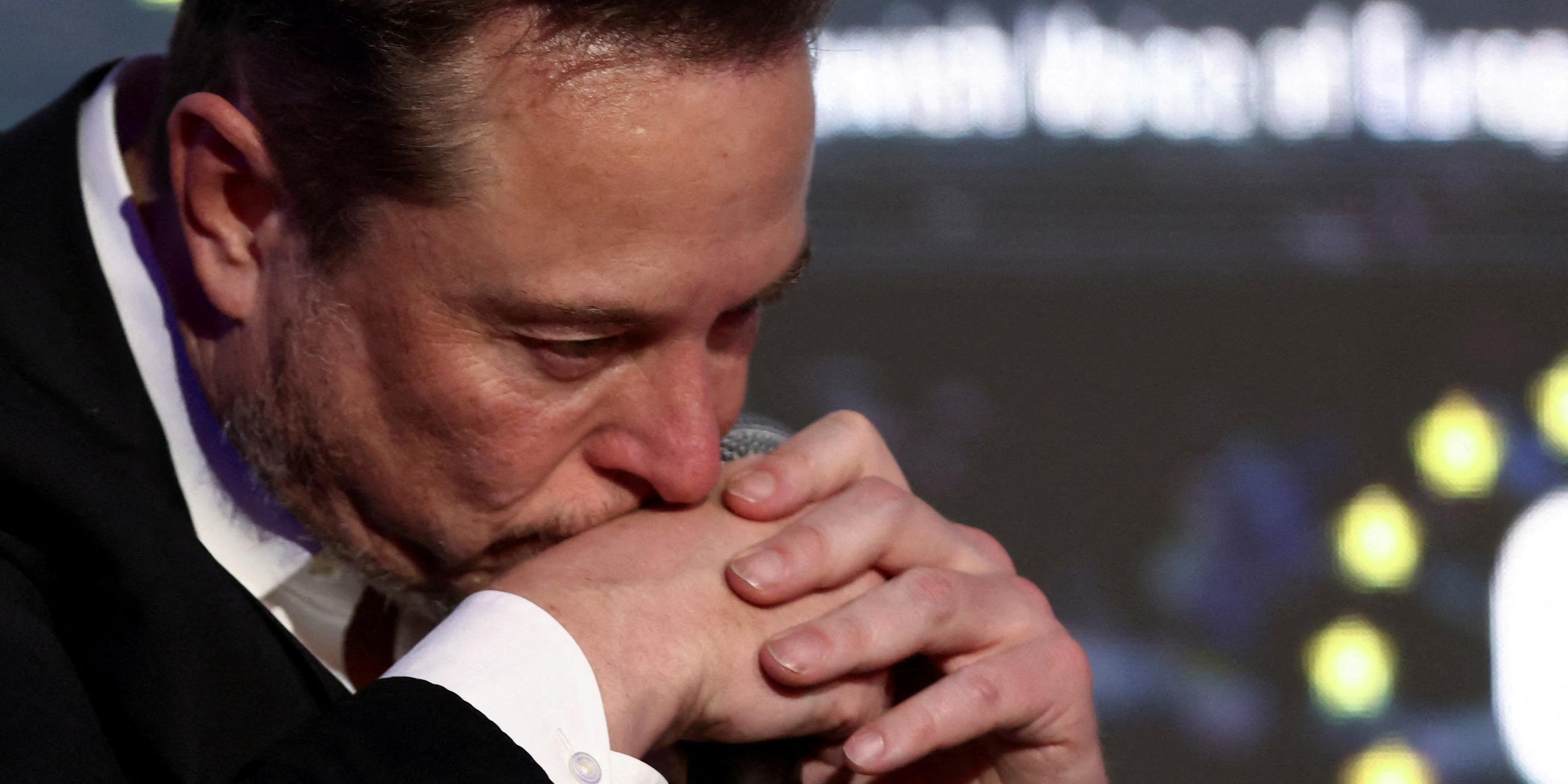 Tesla-Chef Musk nimmt an einer von der European Jewish Association organisierten Konferenz in Krakau teil