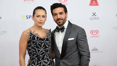 Elias M´Barek mit Ehefrau Jessica bei einer Veranstaltung 