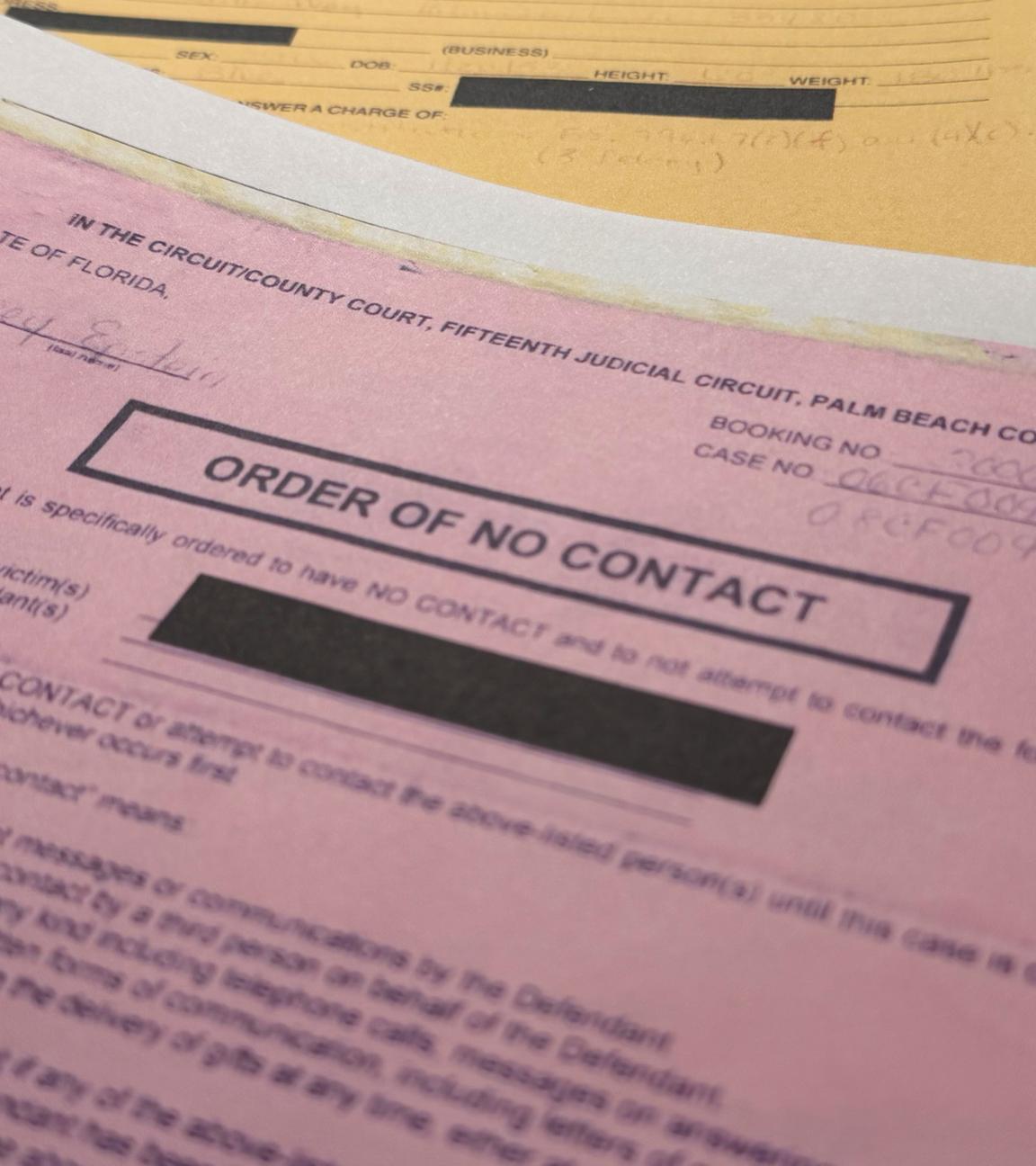 Eine E-Mail, die in der Veröffentlichung der Jeffrey-Epstein-Akten durch das US-Justizministerium enthalten war, wurde am 30.01.2026, fotografiert und zeigt eine Kontaktverbotsverfügung aus dem Jahr 2009 in Palm Beach, Florida. 