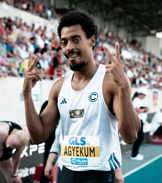 Emil Agyekum bei den Finals 2026 in Wattenscheid