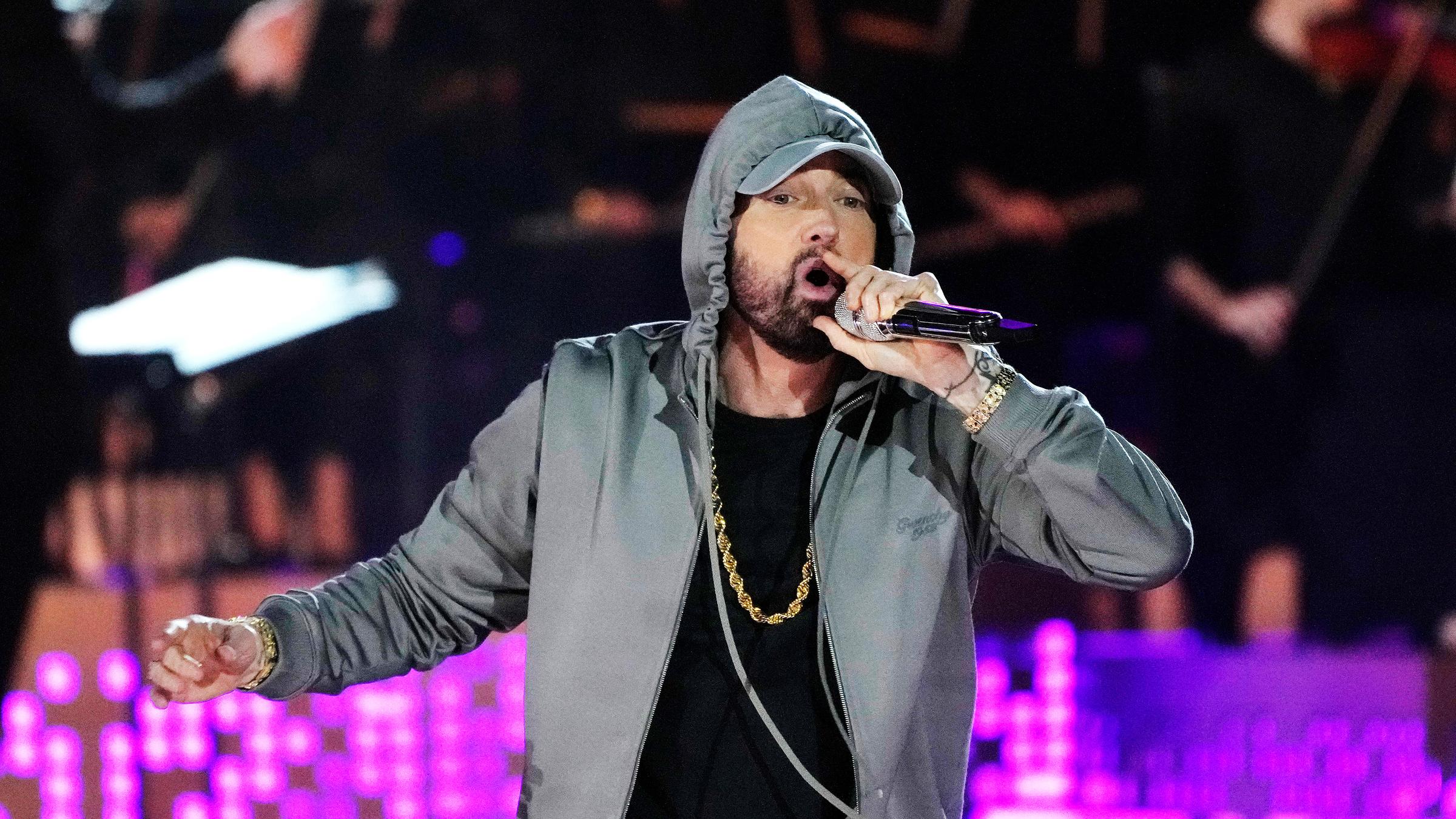 US-Rapper Eminem, aufgenommen am 07.06.2024