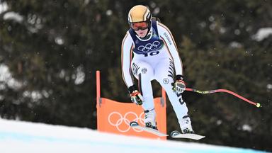 Erste deutsche Medaille: Emma Aicher holt Abfahrts-Silber
