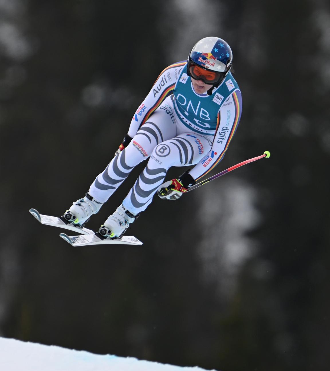 Emma Aicher (Deutschland) in Aktion. 