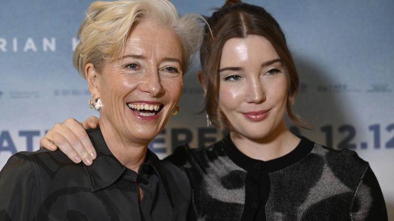 Emma Thompson filmt mit Tochter Gaia