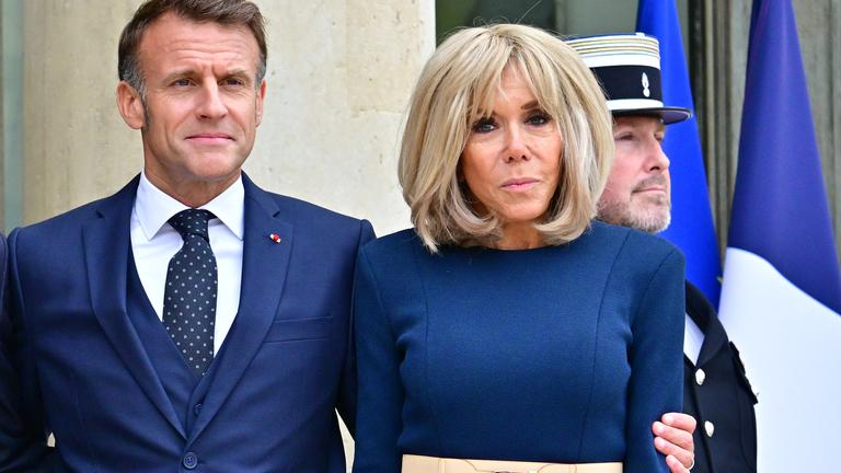 Emmanuel Macron und Brigitte Macron