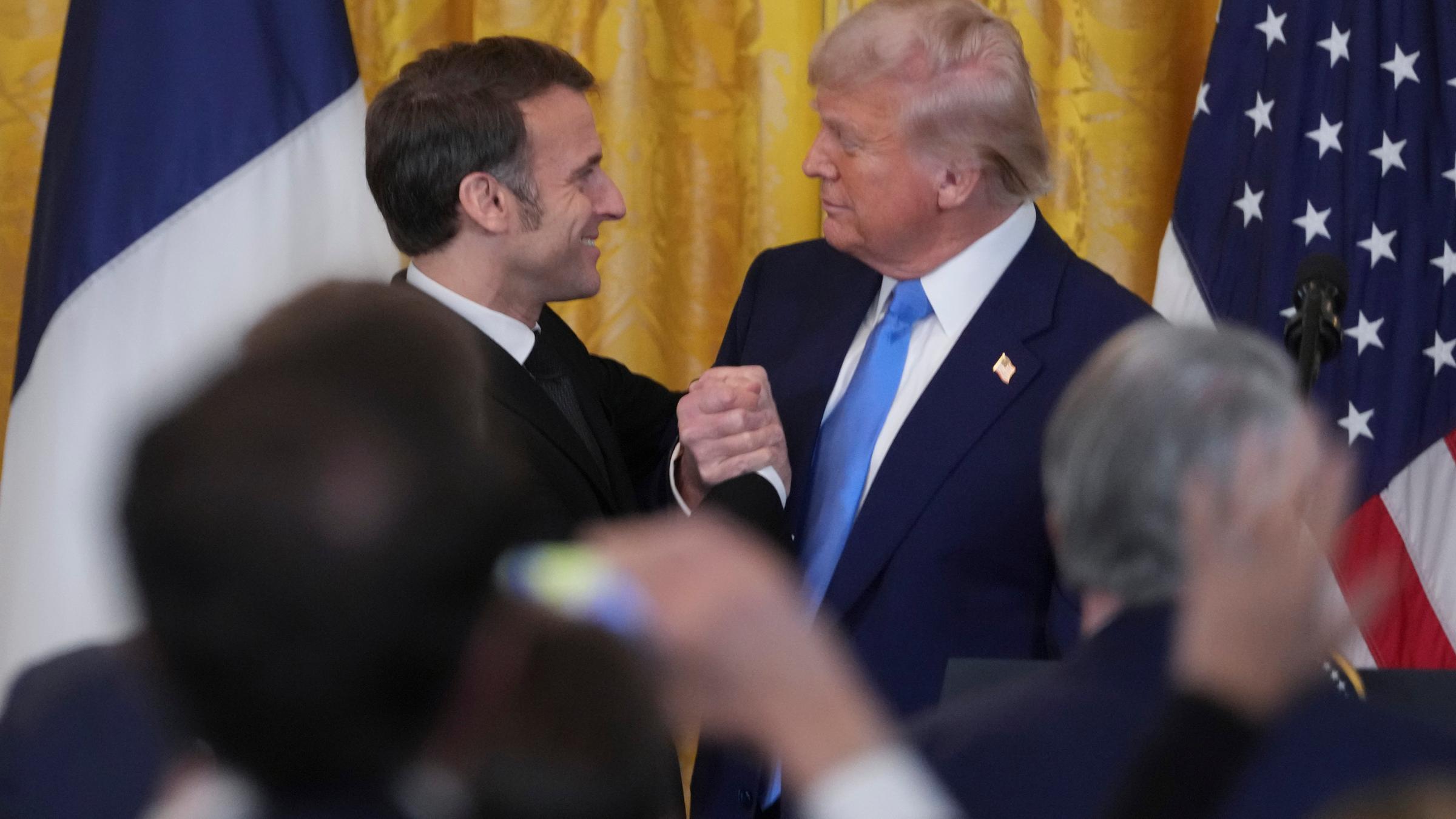 US-Präsident Donald Trump und der französische Präsident Emmanuel Macron