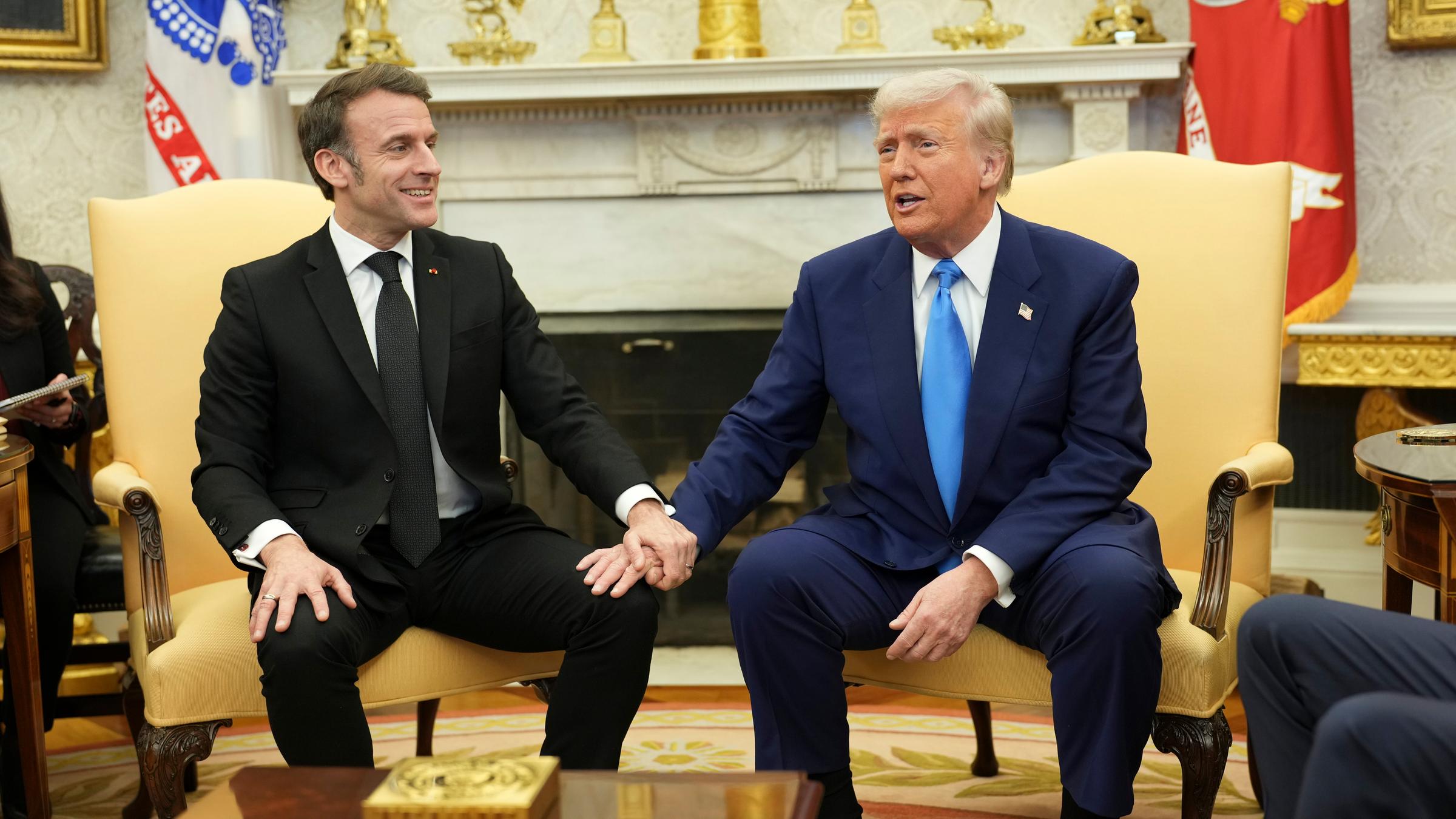 US-Präsident Donald Trump und der französische Präsident Emmanuel Macron