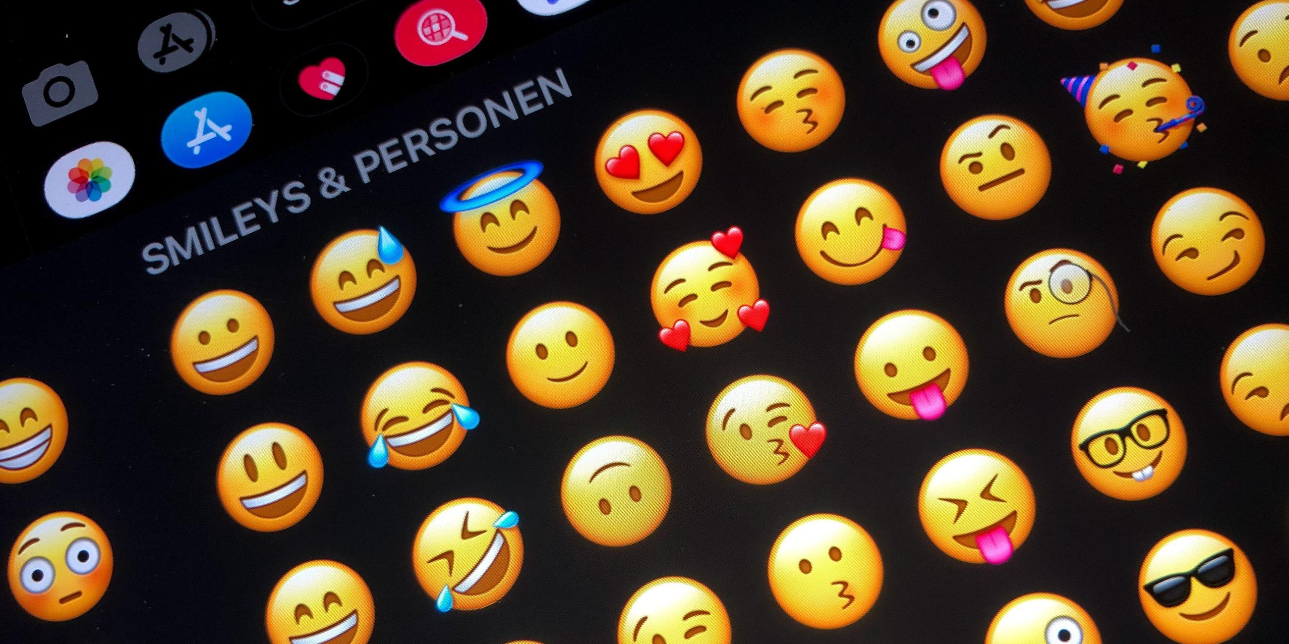 Verschiedene Emojis