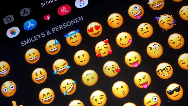 Verschiedene Emojis