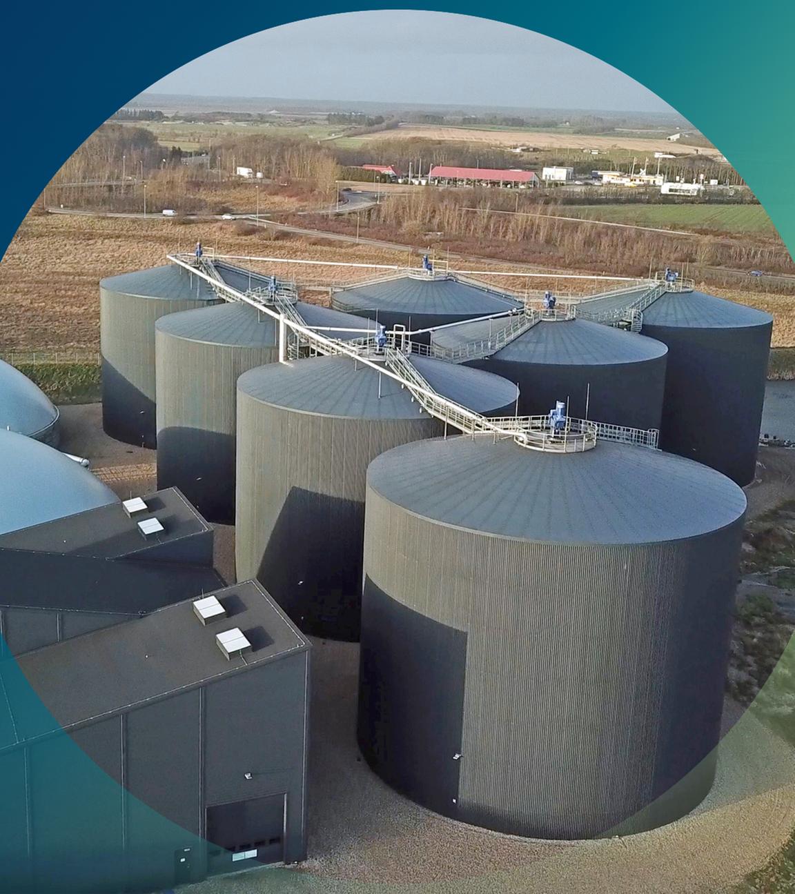 Biogasanlage im dänischen Korskro