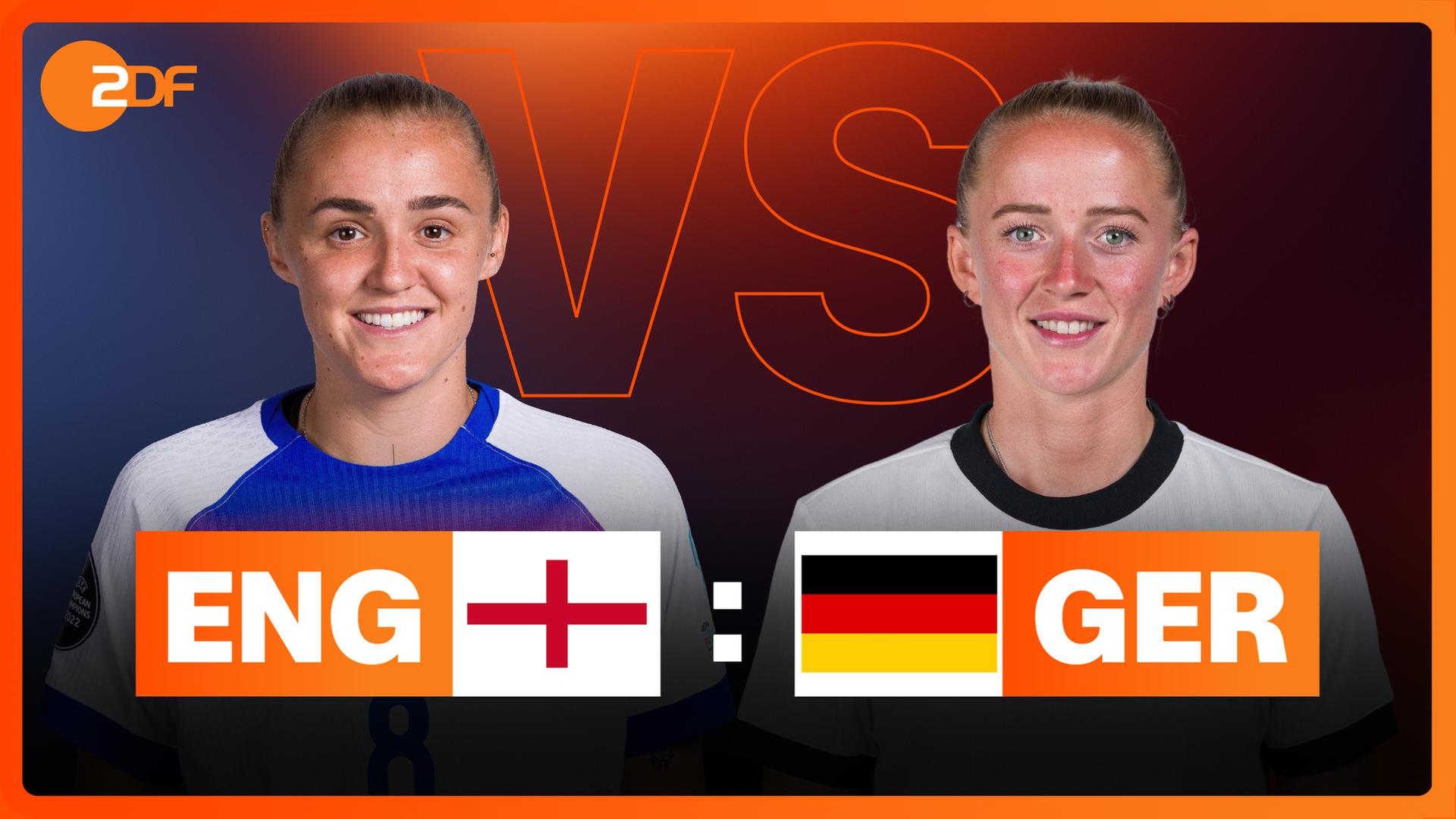 Das Finale der Frauen-EM: England gegen Deutschland