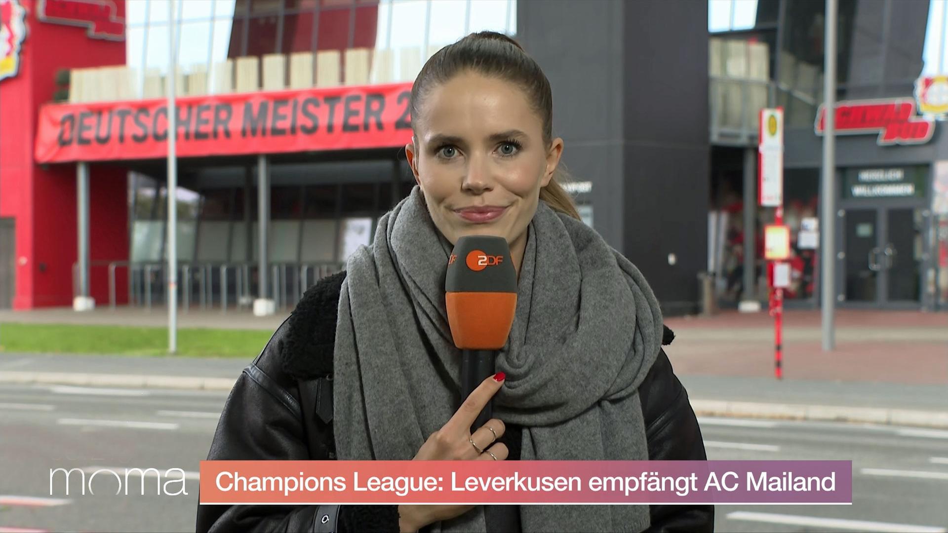 Lili Engels | ZDF-Reporterin in Leverkusen