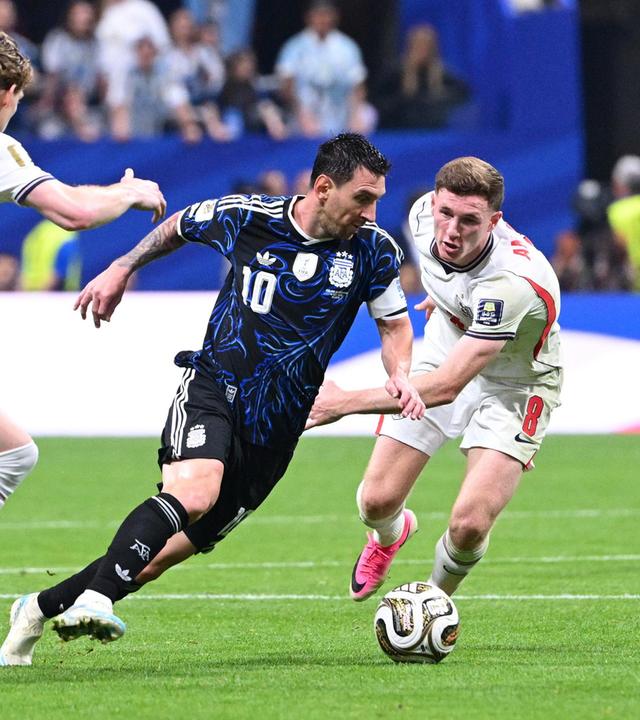 Argentiniens Lionel Messi in Aktion.