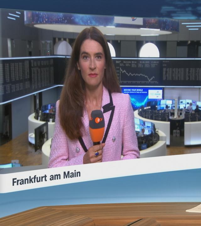 Sina Mainitz im Frankfurter Börsenstudio