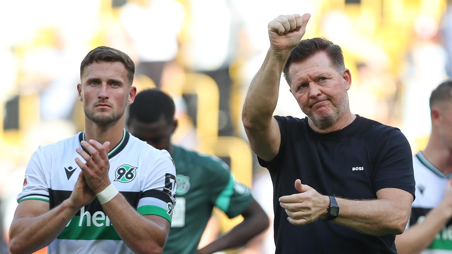 Enzo Leopold und Christian Titz