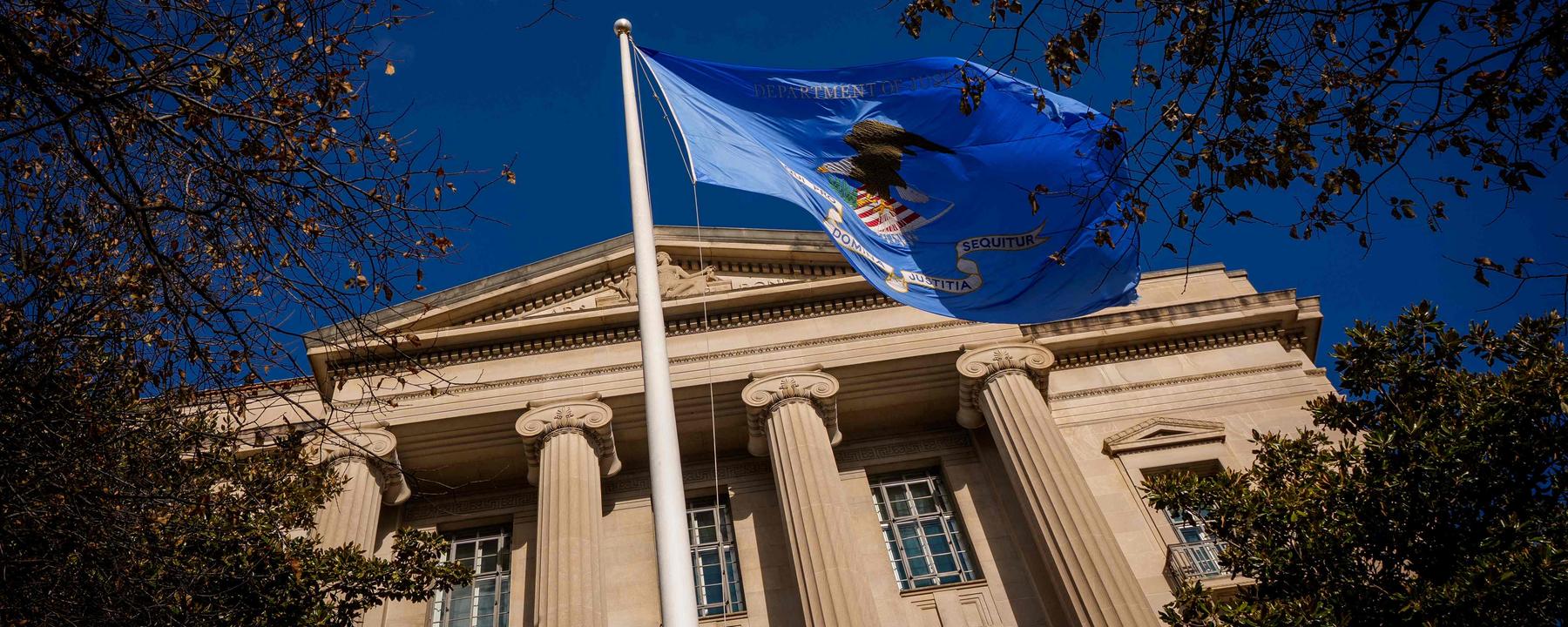 Das Robert F. Kennedy Justizgebäude in Washington, D.C..