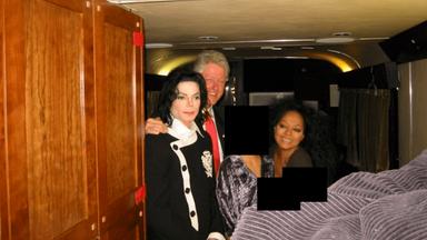 Epstein Files: Ex-Präsident Bill Clinton mit Michael Jackson und Diana Ross.