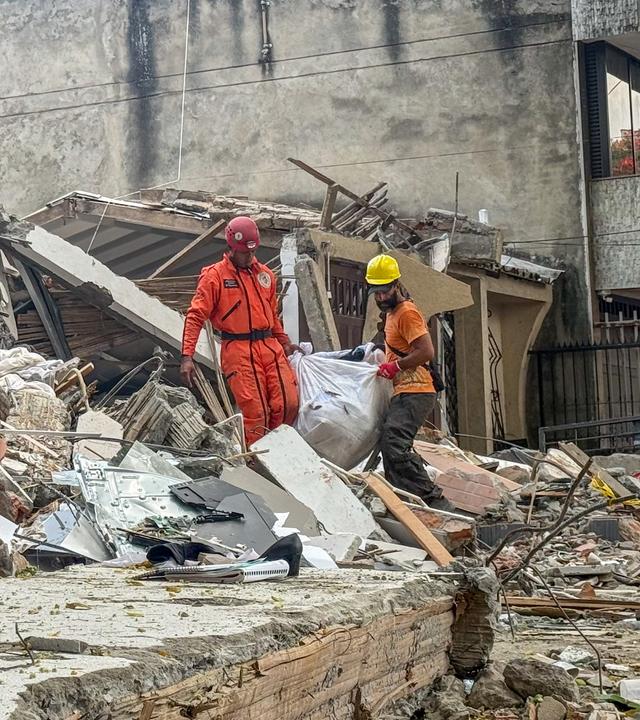 Im Stadtteil Cuarto de Legua sind die Schäden nach dem Erdbeben zu sehen