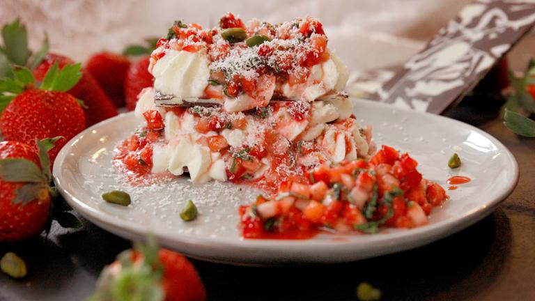 Süße Erdbeer-Lasagne 