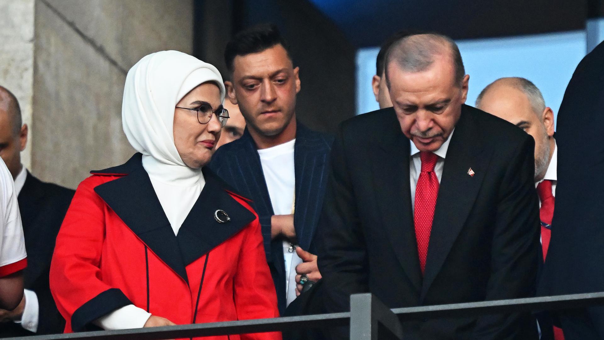 Erdogan und Özil im Stadion