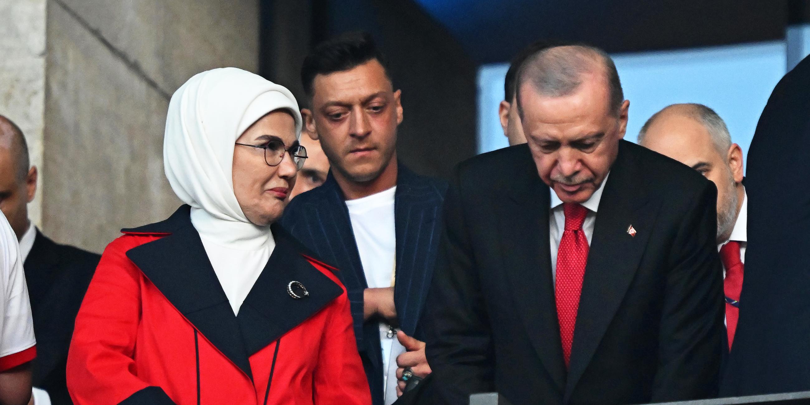 Erdogan und Özil im Stadion