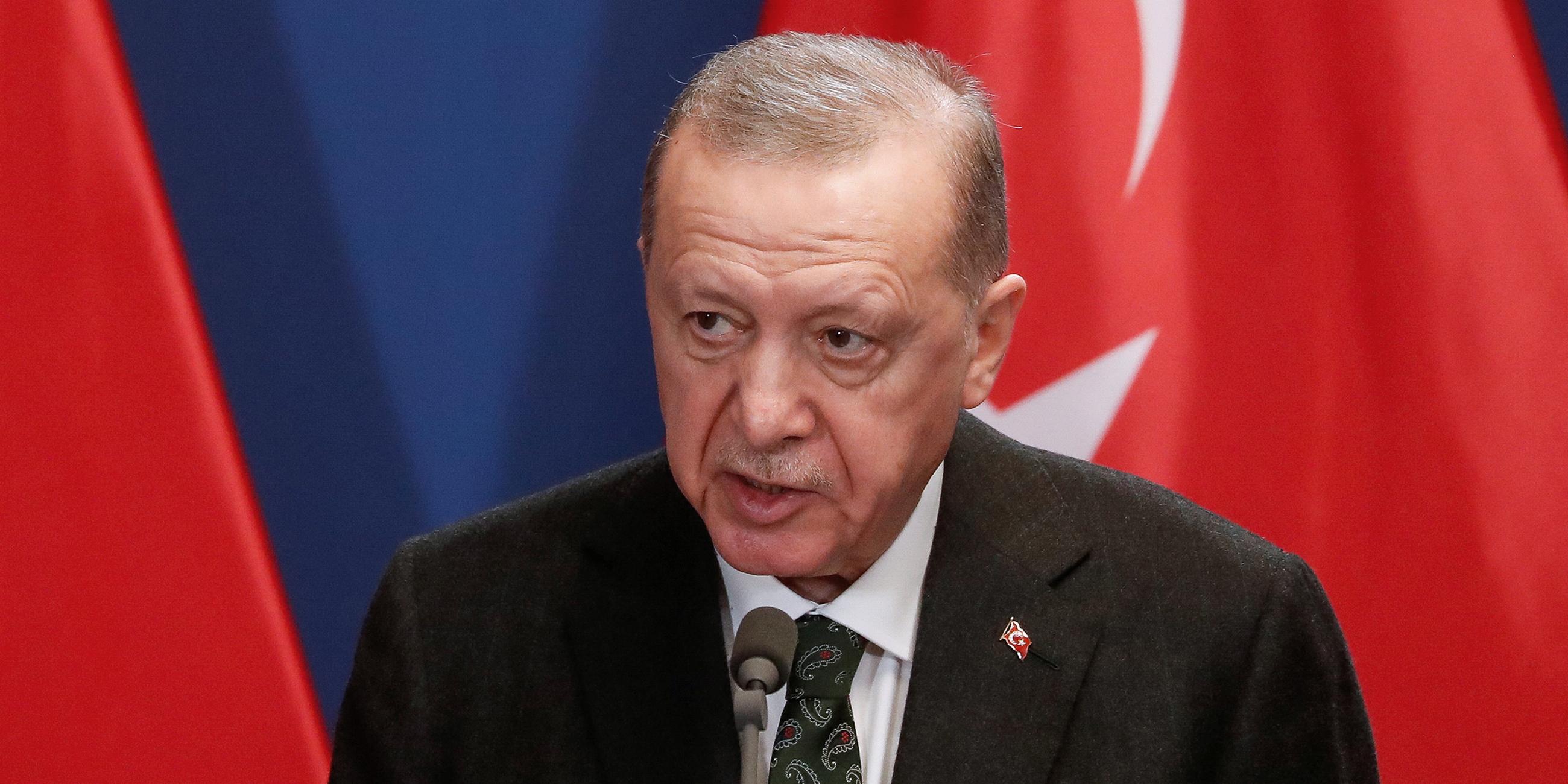 Türkischer Staatspräsident Recep Tayyip Erdogan