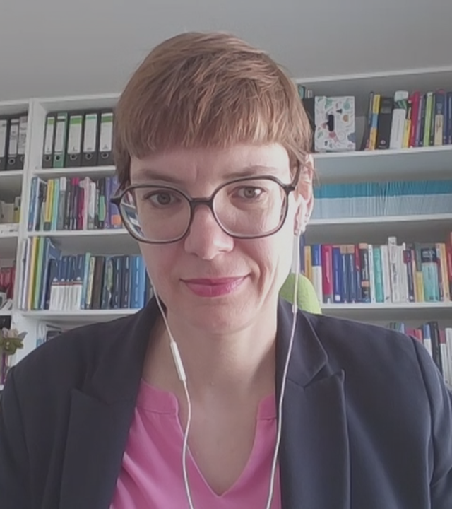 Rentenexpertin Prof. Marlene Haupt zugeschaltet ins Studio 