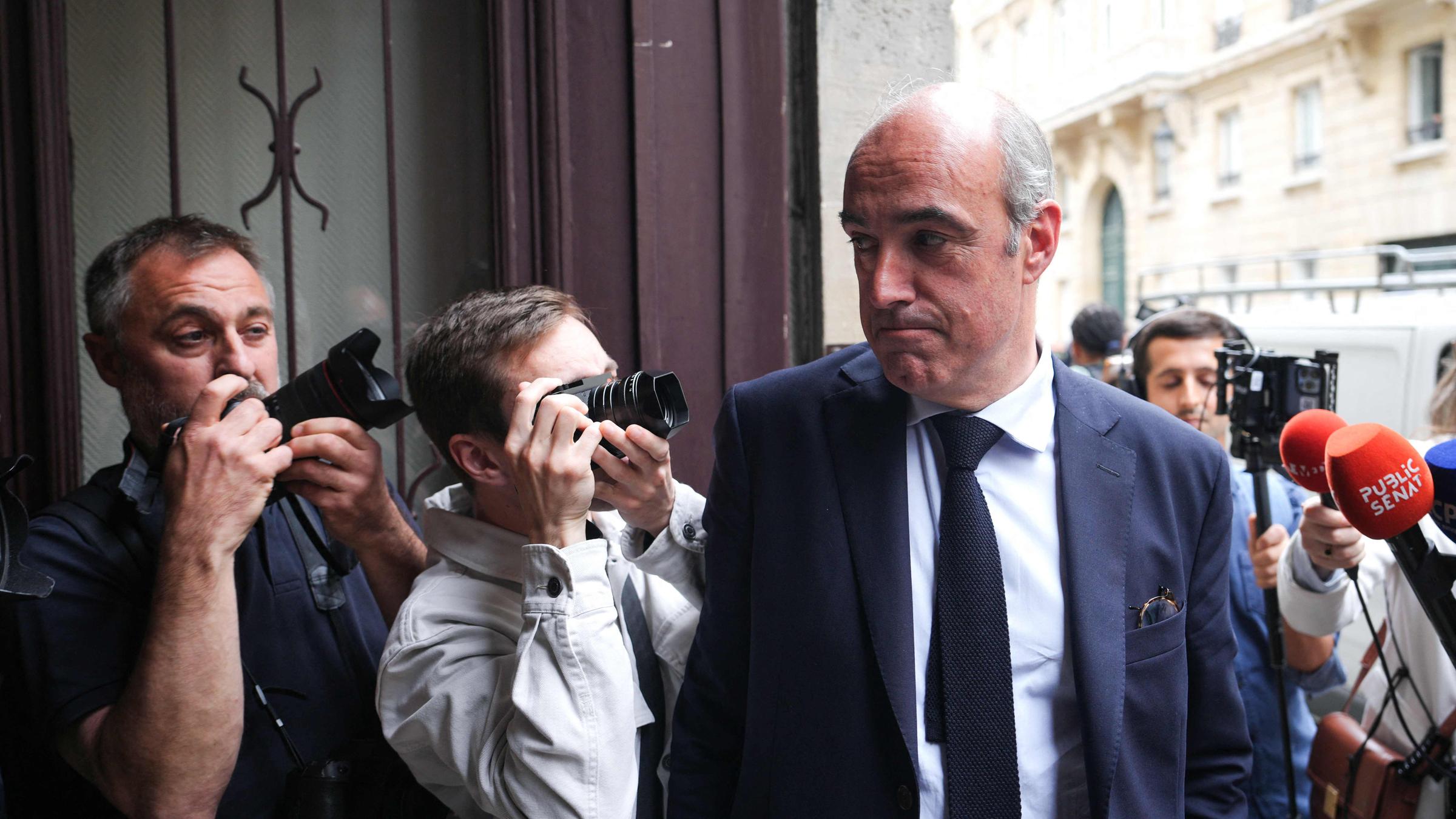 Eric Ciotti, Präsident von der Partei Les Républicains.