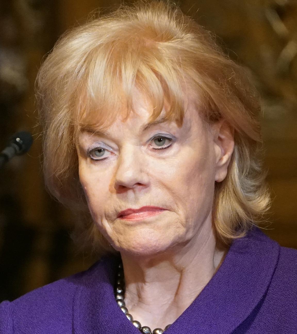 Ehemaliges Mitglied des Deutschen Bundestages Erika Steinbach (AFD) hält einen Vortrag bei einer AFD-Veranstaltung im Hamburger Rathaus.