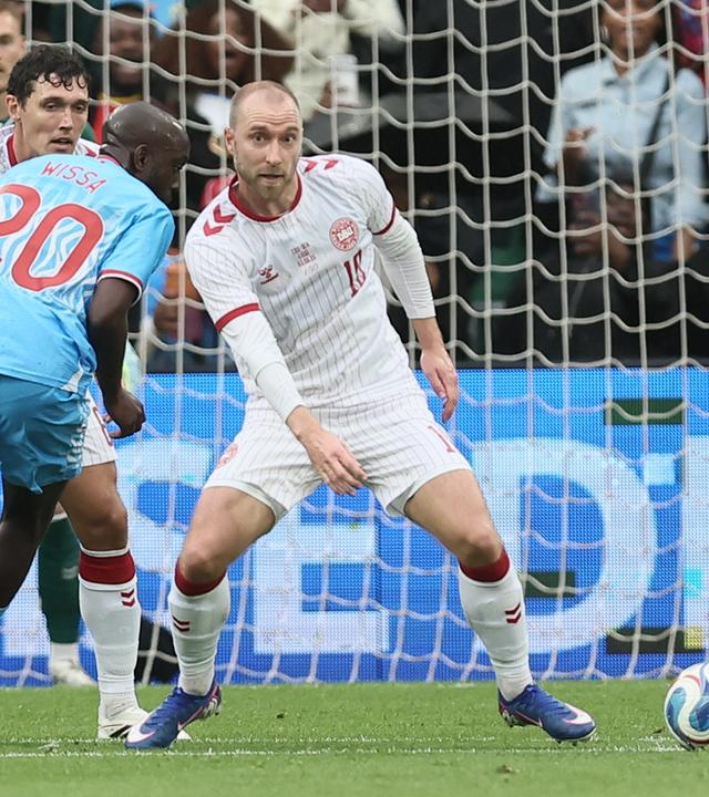 Der Däne Christian Eriksen im Länderspiel gegen die DR Kongo