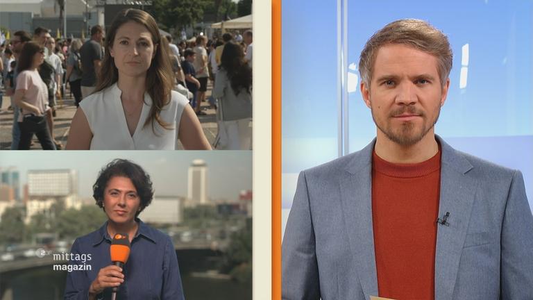 Einschätzung aus Tel Aviv und Kairo von den ZDF-Korrespondentinnen vor Ort