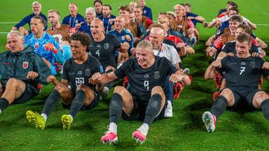 Erling Haaland (Norwegen) und Team, Rudern