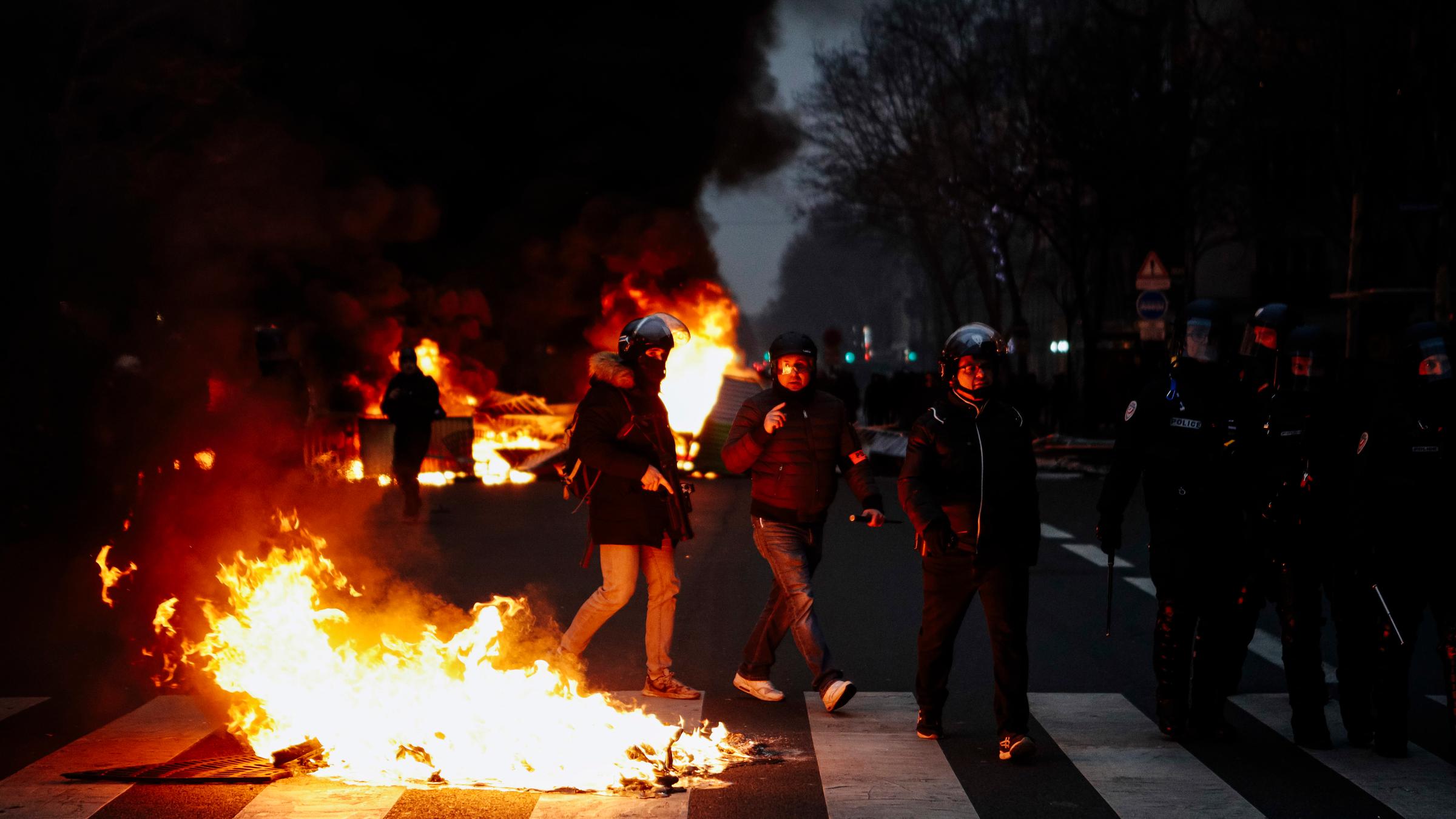 zusammenstoesse bei erneuten «gelbwesten»-protesten