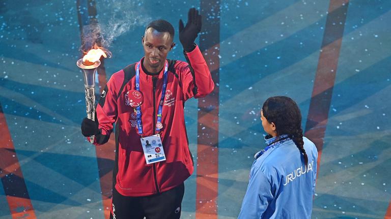 Eröffnungszeremonie der Special Olympics in Turin am 08.03.2025.