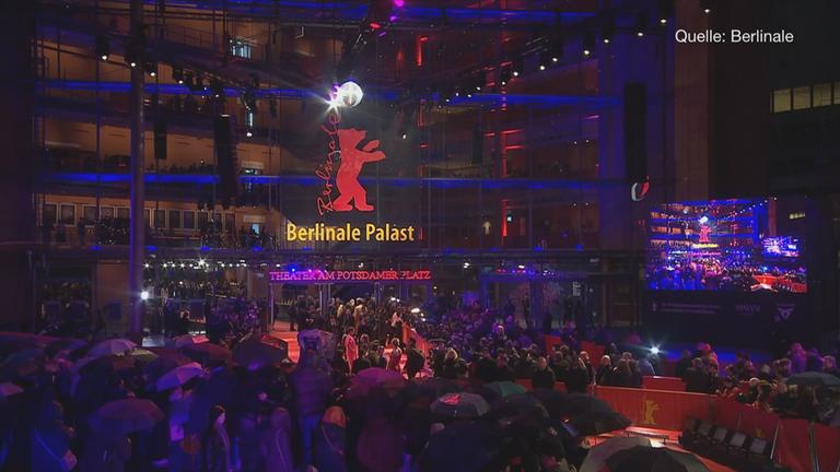 Berlinale Palast am Abend der Veranstaltung