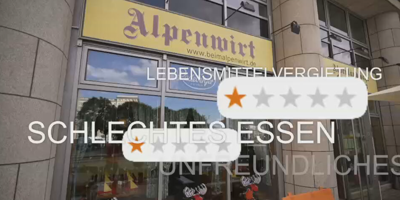Erpressung mit schlechten Bewertungen