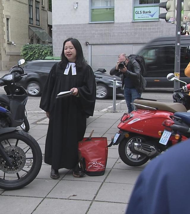 Erster Stuttgarter Vespa-Gottesdient