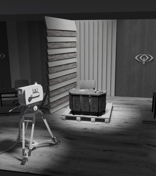 Erstes heute-Studio von 1963