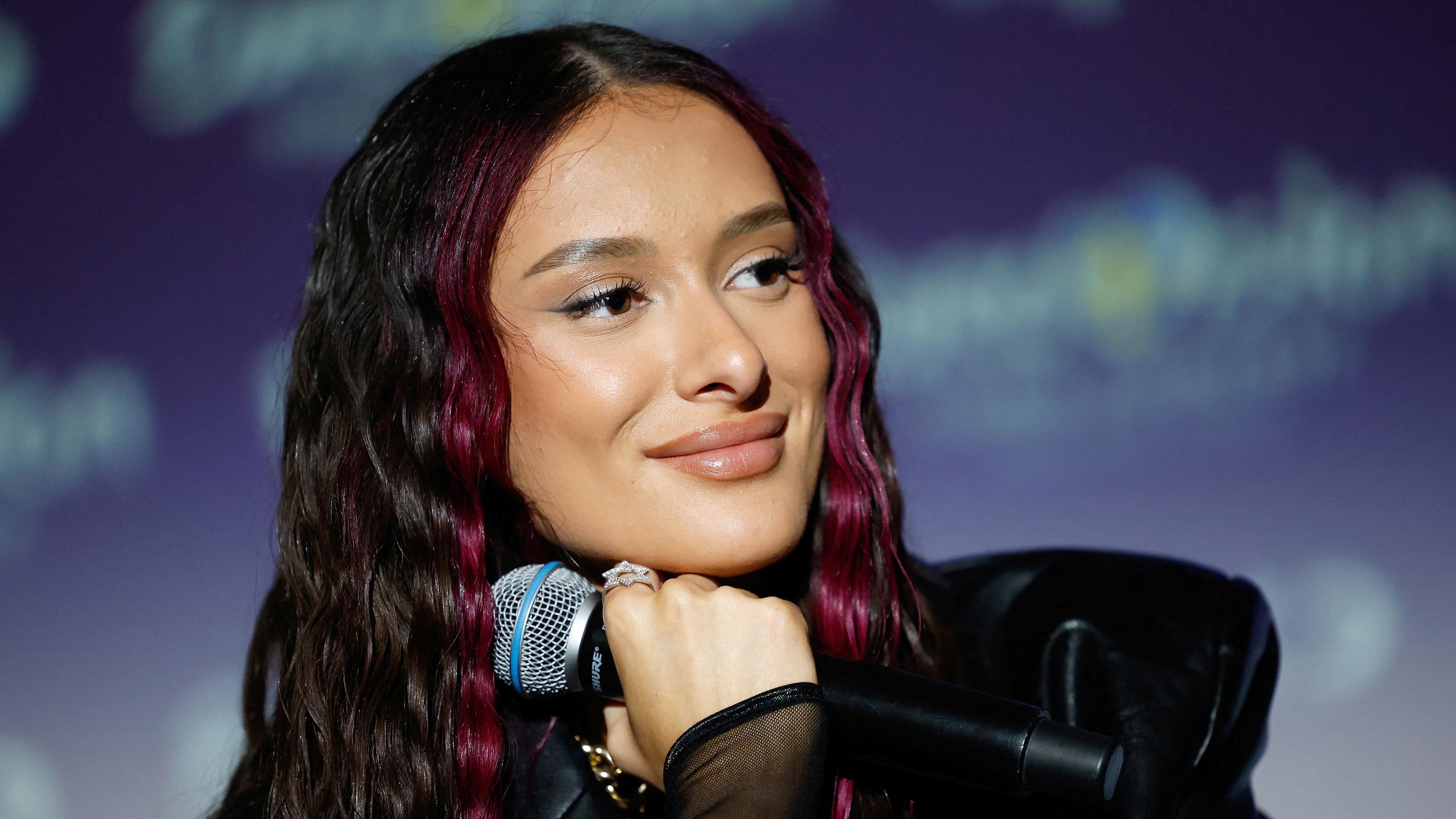 Eden Golan, Israels Vertreterin beim Eurovision Song Contest, aufgenommen am 10.03.2024