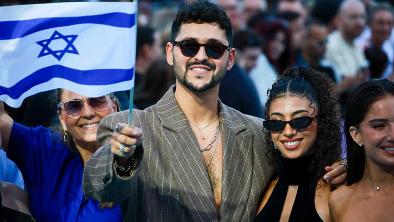 Der Israeli Noam Bettan nimmt am 10. Mai 2026 in Wien an der Eröffnungsfeier teil.