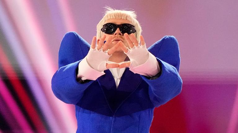 Joost Klein aus den Niederlanden beim ESC 2024.