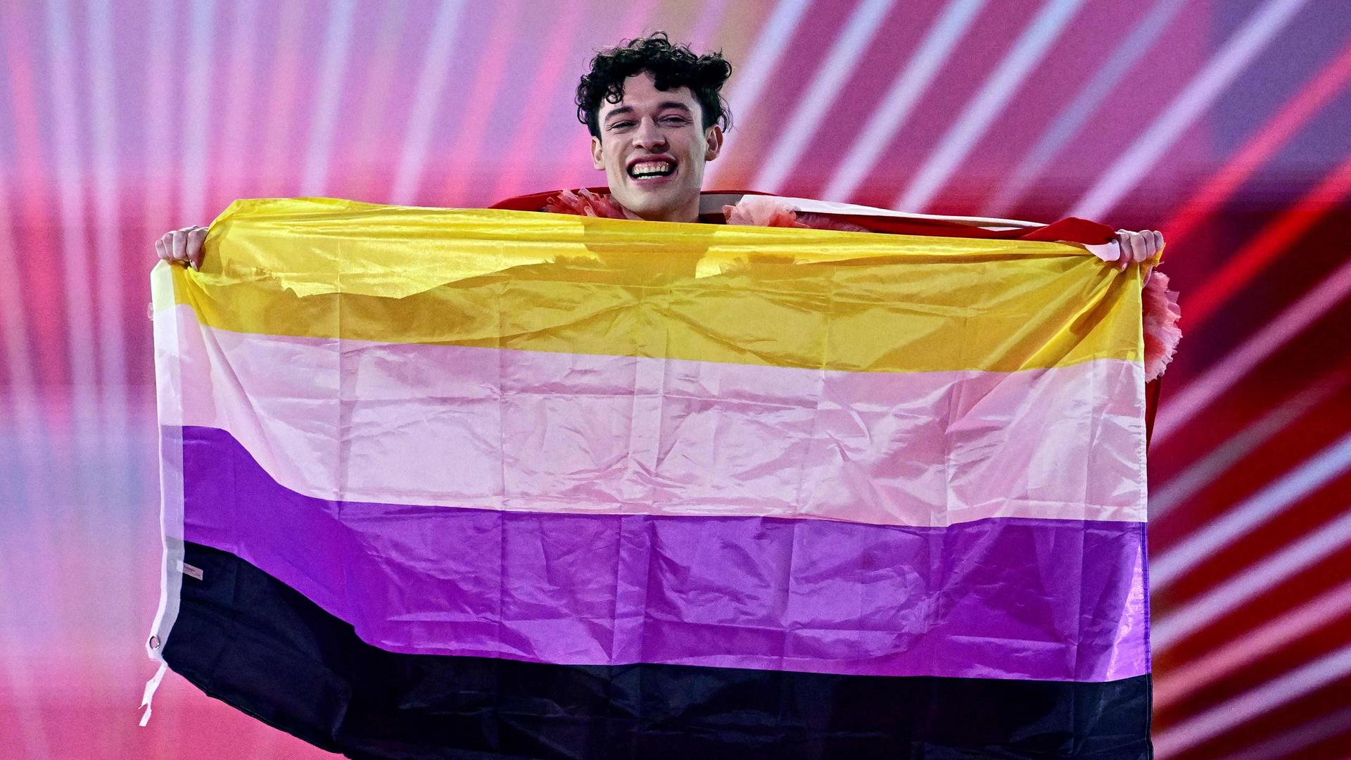 Nemo aus der Schweiz in der Malmö Arena 