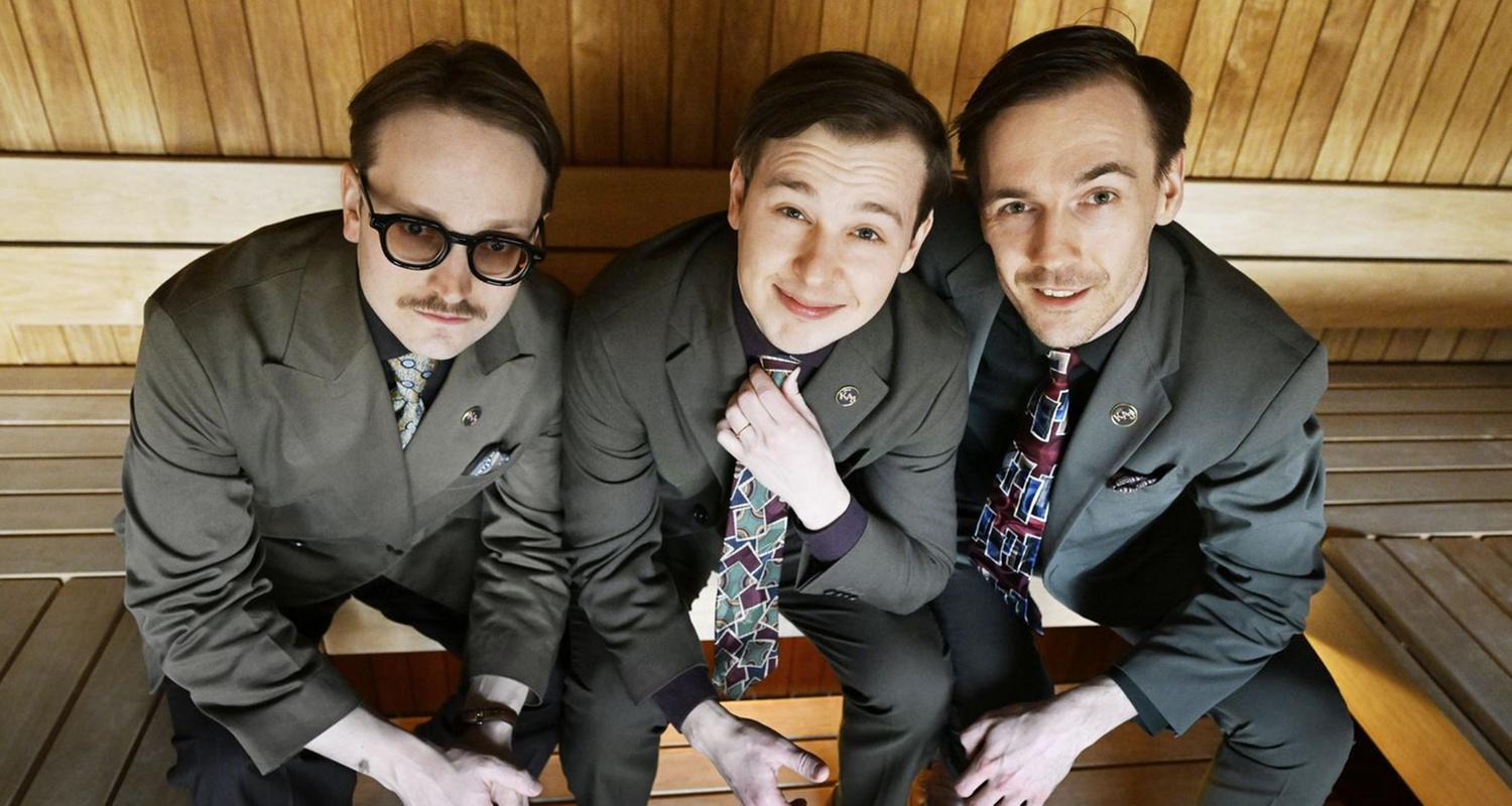 Die finnische Comedy-Gruppe KAJ tritt für Schweden beim ESC an