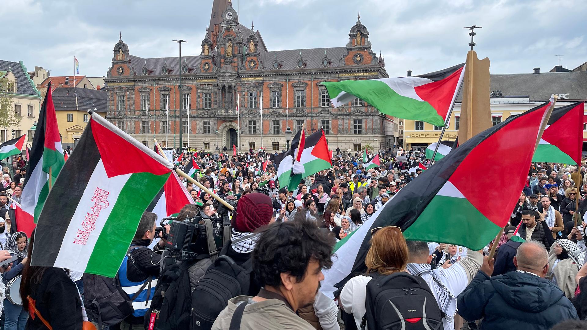 Proteste gegen Israel in Malmö